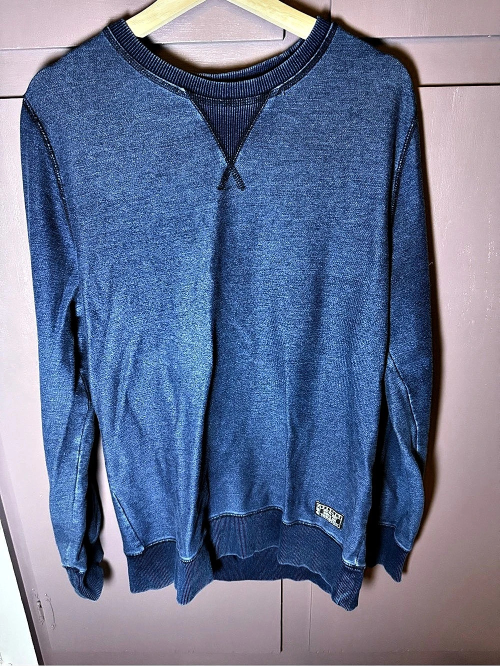 Hurley Spec MX Blue Crewneck Sweatshirt Size Medium